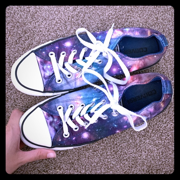 converse shoes galaxy